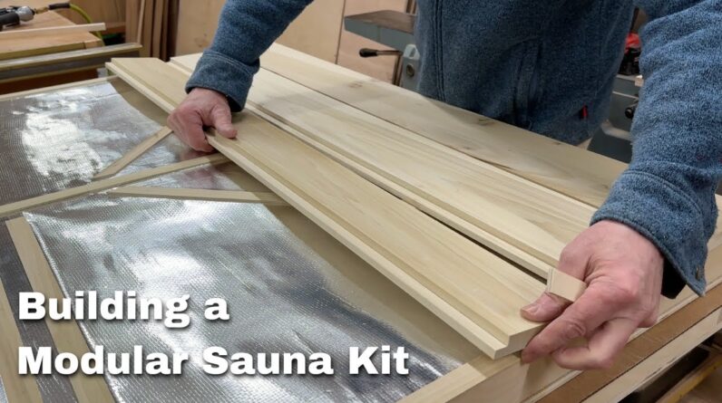 Build a DIY Sauna Kit | Modular Basement Sauna Wall, Insulation & Vapor Barrier