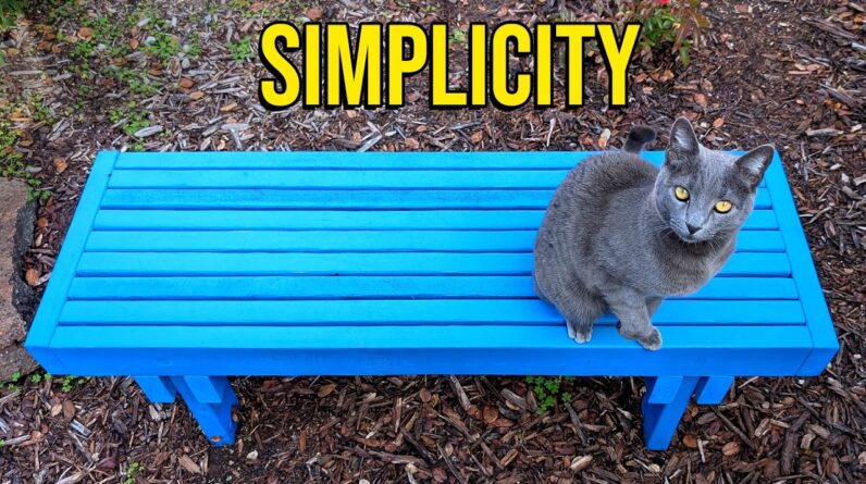 Finding simplicity in woodworking. And life.