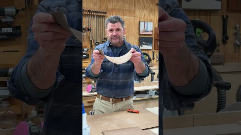 How to Flatten Warped or Curled Wood Veneer