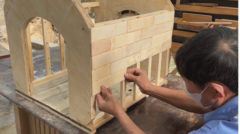 Engineering Thinking Helps To Effectively Utilize Waste Wood // Stunning Dog House Design