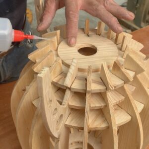 Useful Household Item Design Ideas // How To Make A Unique Wooden Bedside Lamp