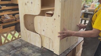 Unique Design Ideas From Wooden Pallets // Creative Ways To Make Nesting Tables And Chairs