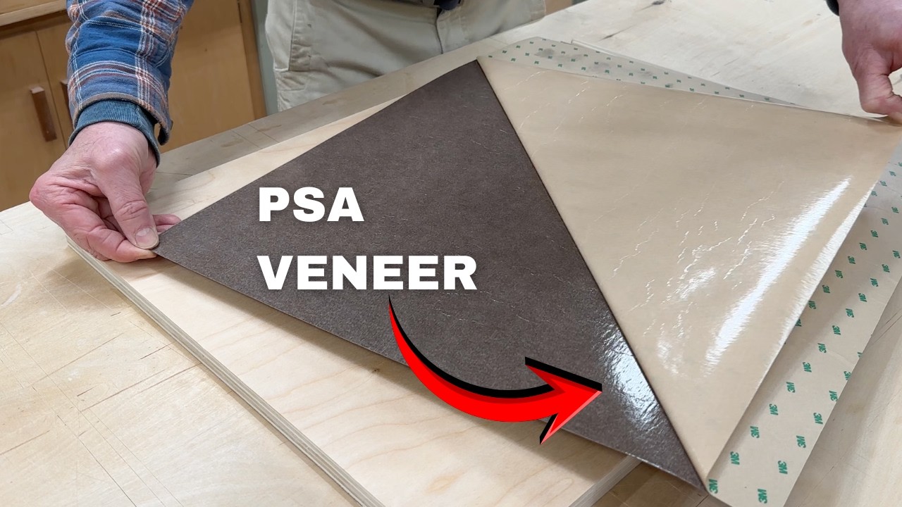 How To Apply PSA Veneer - PEEL And STICK WOOD VENEER