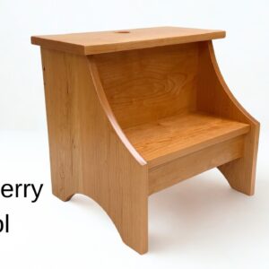How to Build a Solid Cherry Stepstool - Plans Available