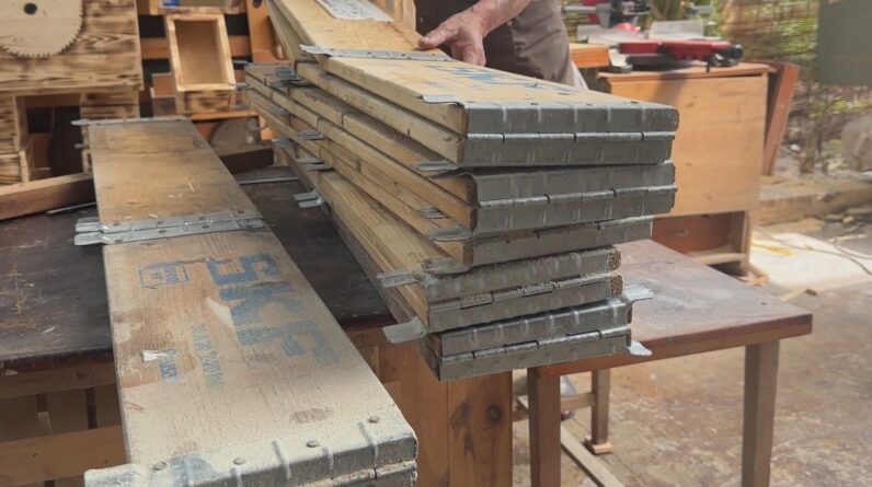 Efficient Woodworking Ideas From Pallet Wood // Furniture Designs To Optimize Living Space