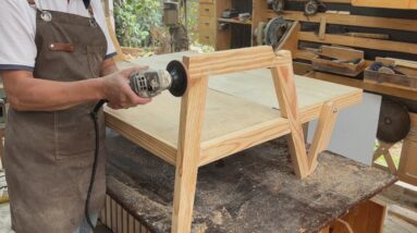 Smart DIY Furniture Ideas // Space Saving Recycled Wood Chair Bed