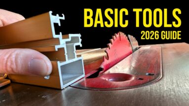 2026 GUIDE to the TOOLS and SUPPLIES you need to start a woodworking hobby