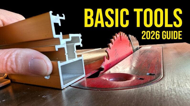 2026 GUIDE to the TOOLS and SUPPLIES you need to start a woodworking hobby