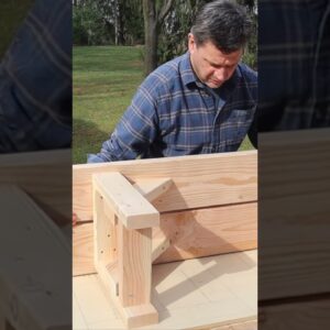 $20 and Two Power Tools Can Build This Bench - Last for YEARS!