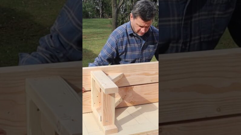 $20 and Two Power Tools Can Build This Bench - Last for YEARS!