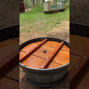 DIY Solar Fountain Platform so Bees Don't Drown
