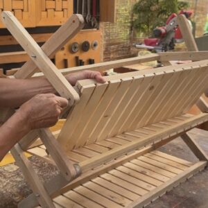 Practical Woodworking Ideas For Everyday Life // Easy Way To Make A Foldable Shoe Rack
