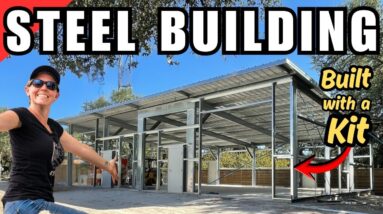 My First Steel Building - Built from a Kit!