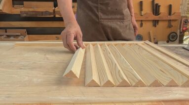 Smart Woodworking Project Using Wooden Pallets // How To Make A Space-saving Extendable Table