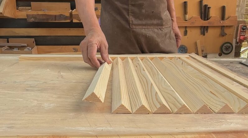 Smart Woodworking Project Using Wooden Pallets // How To Make A Space-saving Extendable Table