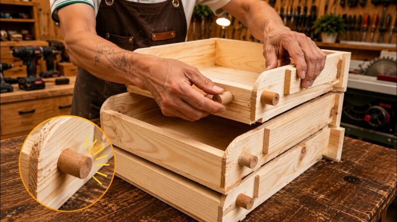 A Master Craftsman Taught Me This Woodworking Technique // It Will Be Very Helpful In Carpentry
