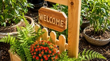 Simple Woodworking Ideas For Beginners // Rustic Ideas For Your Garden