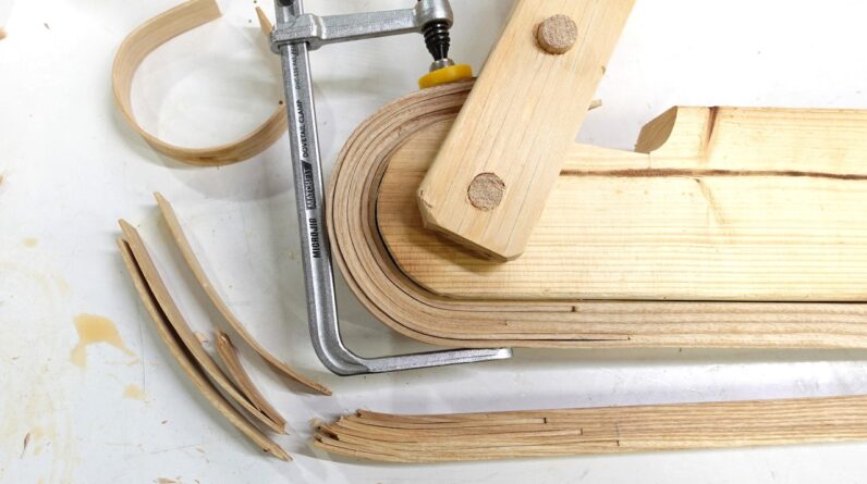 Wood bending: If at first you do succeed, try and fail again!