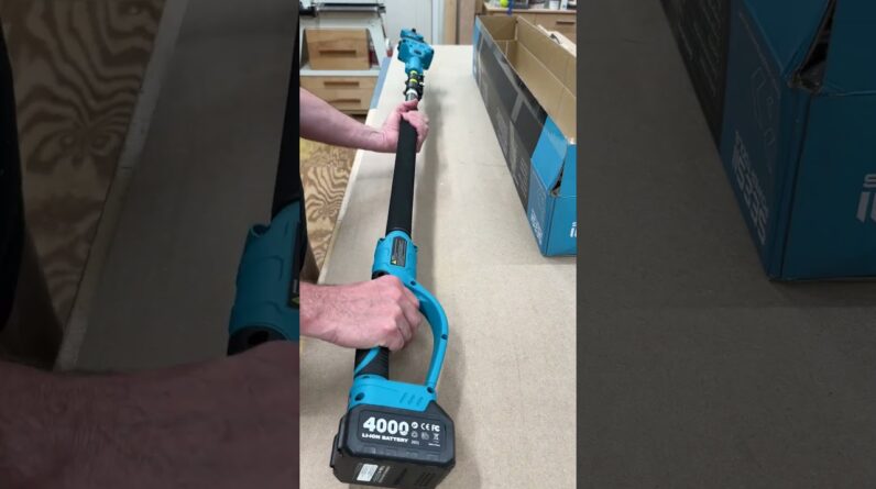 Testing out the SEESII Cordless Pruning shears