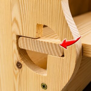 Creative DIY Ideas With Recycled Wood // Storage Box With A Unique Opening And Closing Mechanism