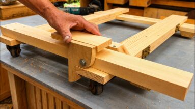 Creative Woodworking Idea // This Unique Design Is Very Useful For Workshop Tools