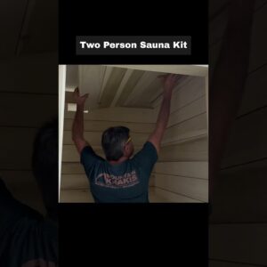 Basement sauna build