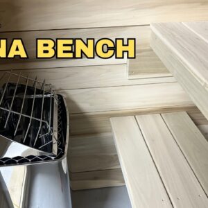 Building a Sauna Bench | DIY Modular Sauna Project – Part 3
