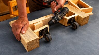 Smart Woodworking Design Ideas // Upgrading Workshop Tools For Greater Professionalism