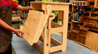 Ideas For Efficient Use Of Wood From Recycled Wood Waste // Groundbreaking Innovations For Tables