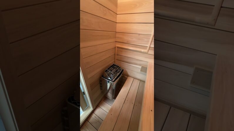 How to Vent a Sauna + Sauna Details in Pinned in the first comment