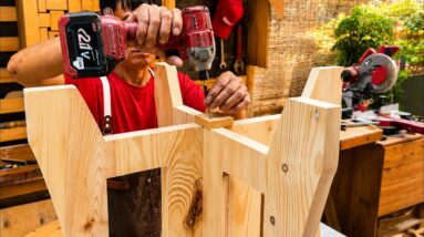 A Groundbreaking Idea From Recycled Wooden Pallets // How To Make Smart Furniture From Recycled Wood