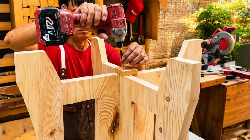 A Groundbreaking Idea From Recycled Wooden Pallets // How To Make Smart Furniture From Recycled Wood