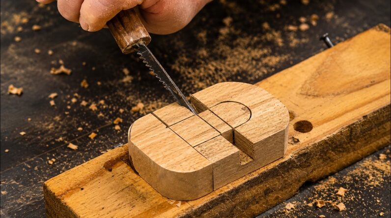 I Transformed Scraps Of Wood Into This Amazing Wooden Box With A Secret Lock!