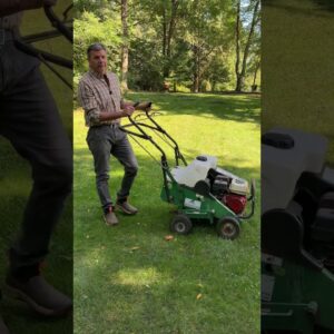 How To Aerate your Lawn with a CORE AERATION