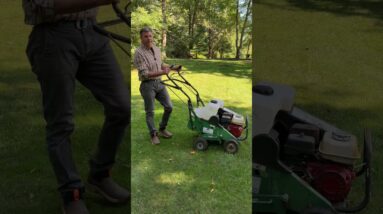 How To Aerate your Lawn with a CORE AERATION
