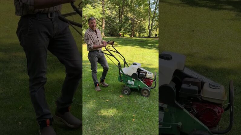 How To Aerate your Lawn with a CORE AERATION