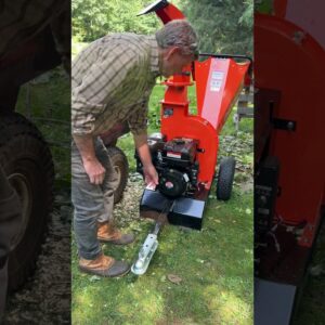 How to start the 15 HP SuperHandy 4-Inch Tow-Behind Wood Chipper