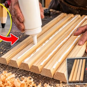 A Great Idea Inspired By Airplanes And Pencils // Unique Woodworking Idea From Pallet Wood