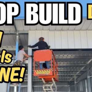 Shop Built from a Kit - Siding Done in a Day!