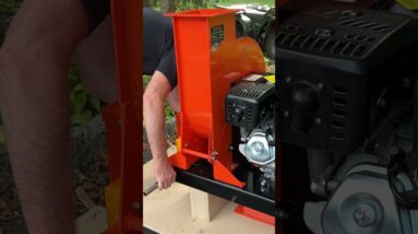 SuperHandy 4-Inch Tow-Behind Wood Chipper
