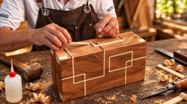 How I Made a Beautiful Wooden Jewelry Box From Scratch