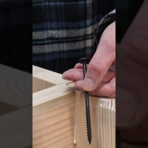 How to screw into end grain