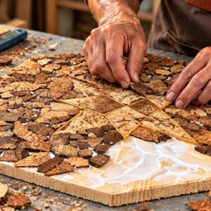 No One Expected This! He Turned Coconut Shells Into a Beautiful Tabletop