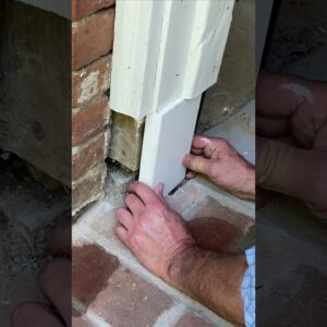 Repair Your Garage Door Casing with a PVC Plinth